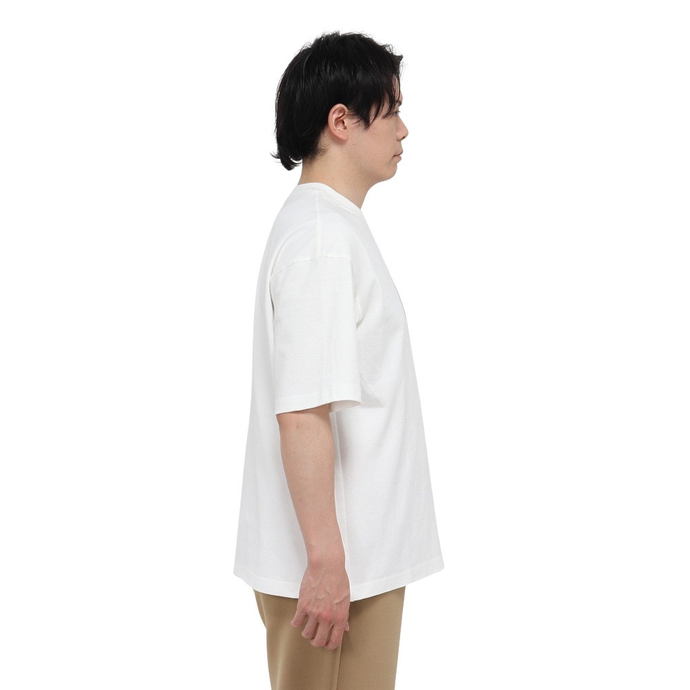チャムス（CHUMS）（メンズ）半袖Tシャツ ヘビーウェイト チャムスロゴTシャツ CH01-2271-W001 ホワイト オーバーサイズ