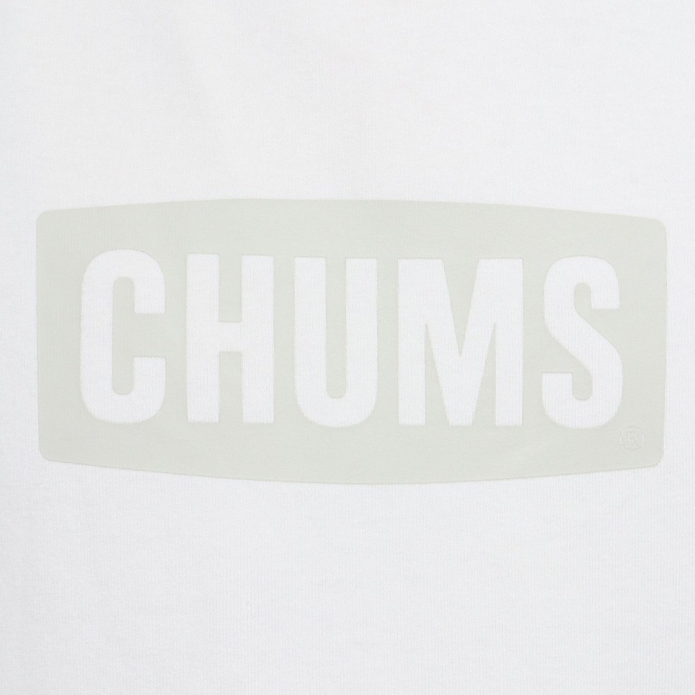 チャムス（CHUMS）（メンズ）半袖Tシャツ ヘビーウェイト チャムスロゴTシャツ CH01-2271-W001 ホワイト オーバーサイズ