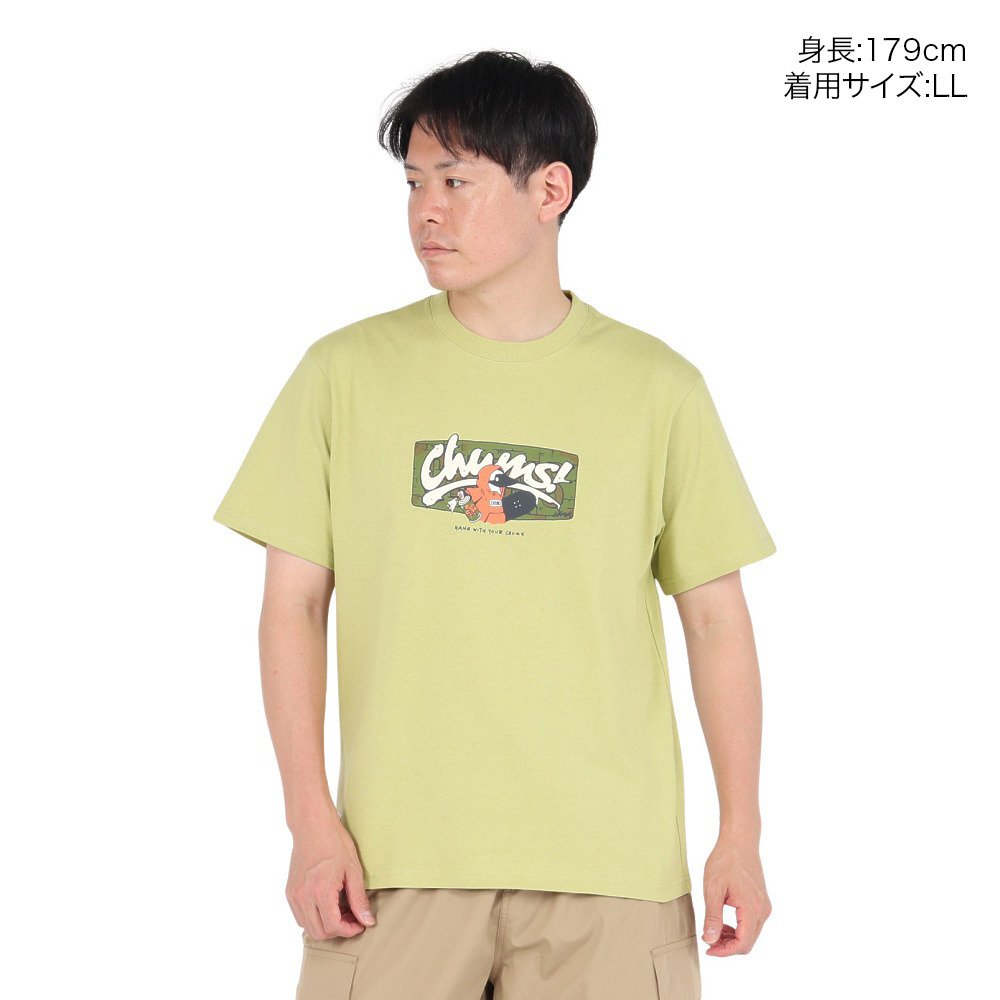 チャムス（CHUMS）（メンズ）アンチバグチャムスグラフィティTシャツ CH01-2507-M118