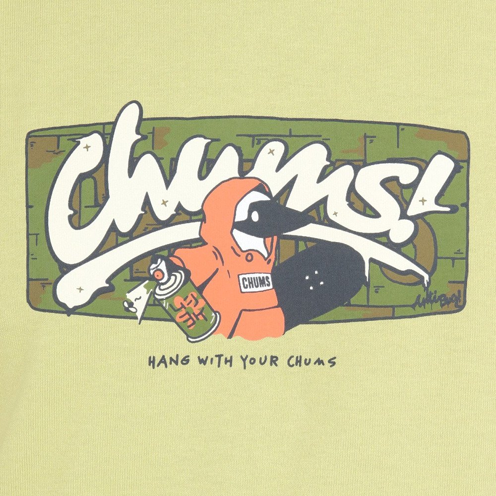チャムス（CHUMS）（メンズ）アンチバグチャムスグラフィティTシャツ CH01-2507-M118