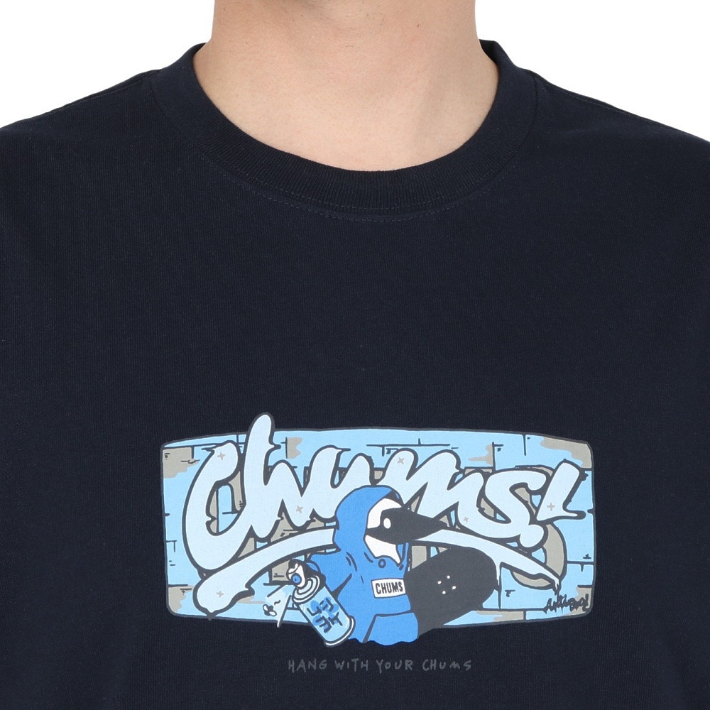 チャムス（CHUMS）（メンズ）アンチバグチャムスグラフィティTシャツ CH01-2507-N001