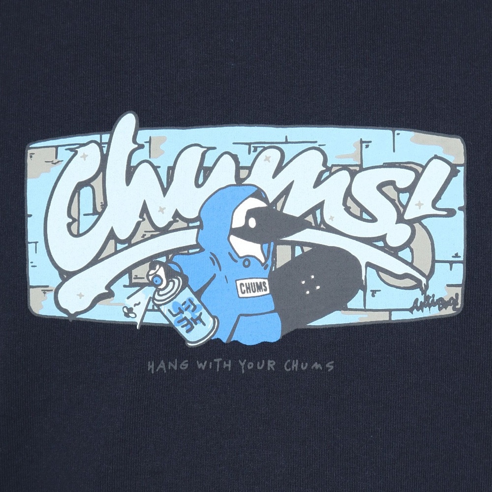 チャムス（CHUMS）（メンズ）アンチバグチャムスグラフィティTシャツ CH01-2507-N001