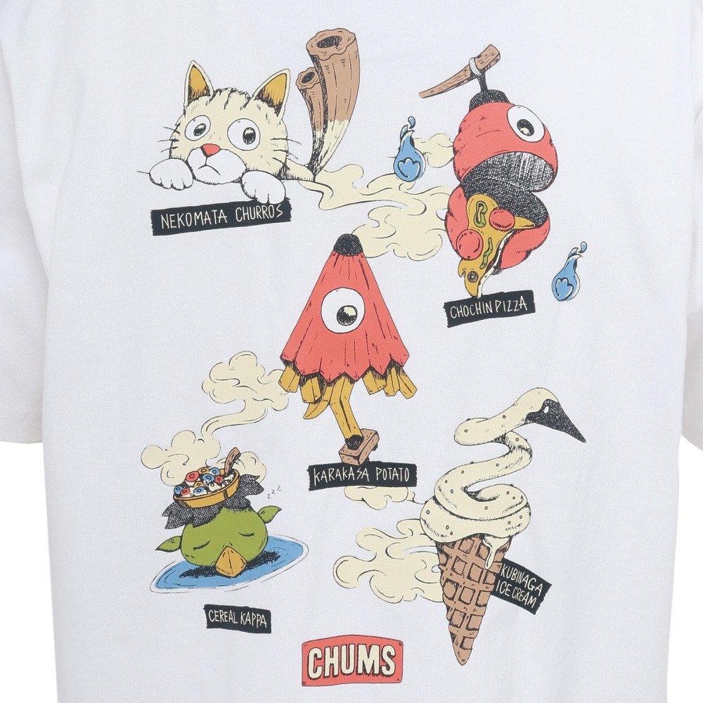 チャムス（CHUMS）（メンズ）アンチバグフードヨーカイポケットTシャツ CH01-2508-W001