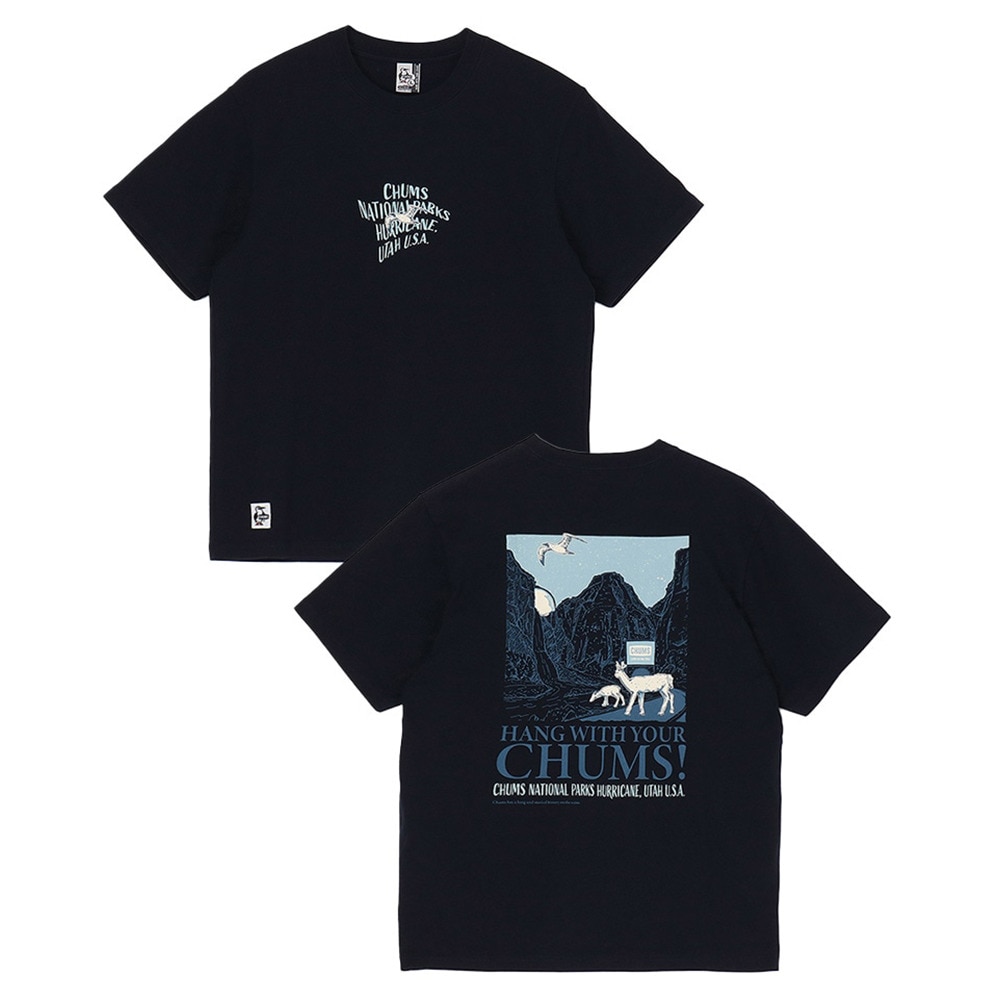 チャムス（CHUMS）（メンズ）アンチバグチャムスナショナルパークスTシャツ CH01-2510-N001