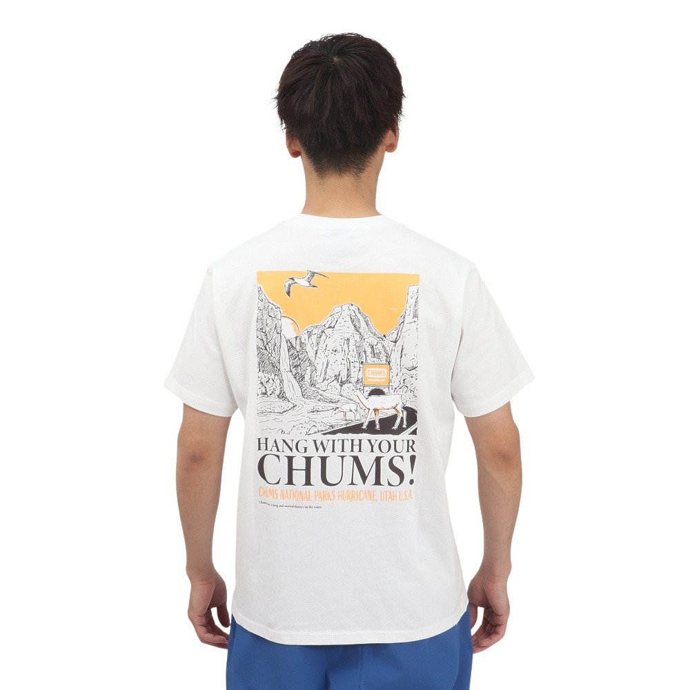 チャムス（CHUMS）（メンズ）アンチバグチャムスナショナルパークスTシャツ CH01-2510-W001