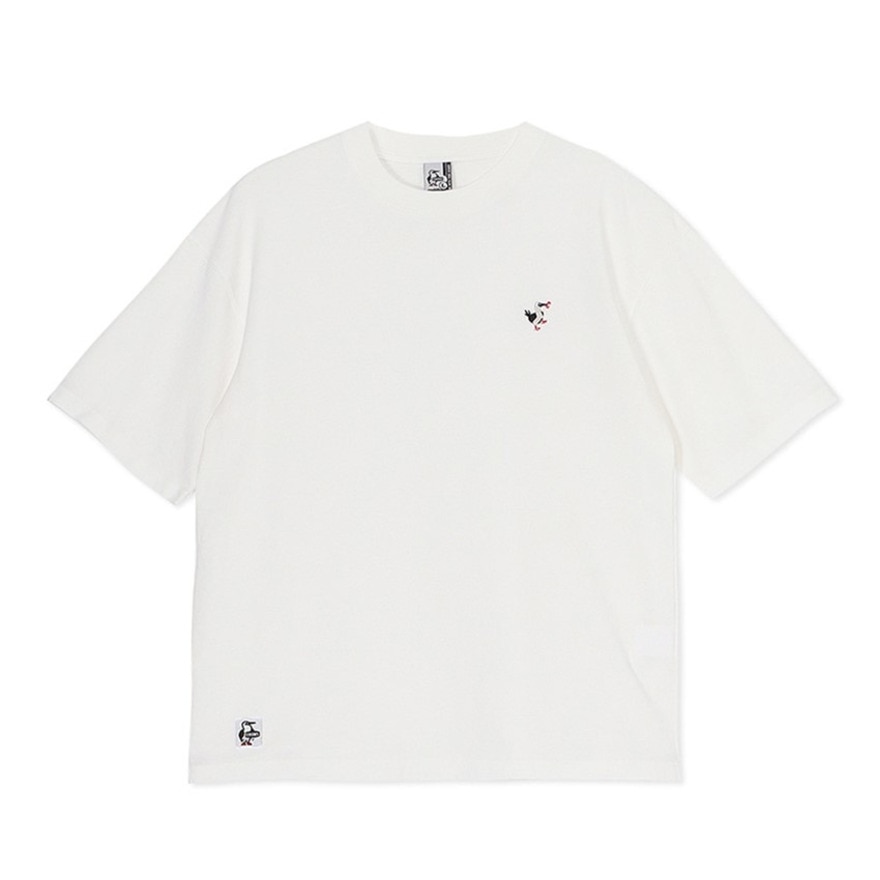 チャムス（CHUMS）（メンズ）チャムスエンブロイダリーTシャツ CH01-2523-W001