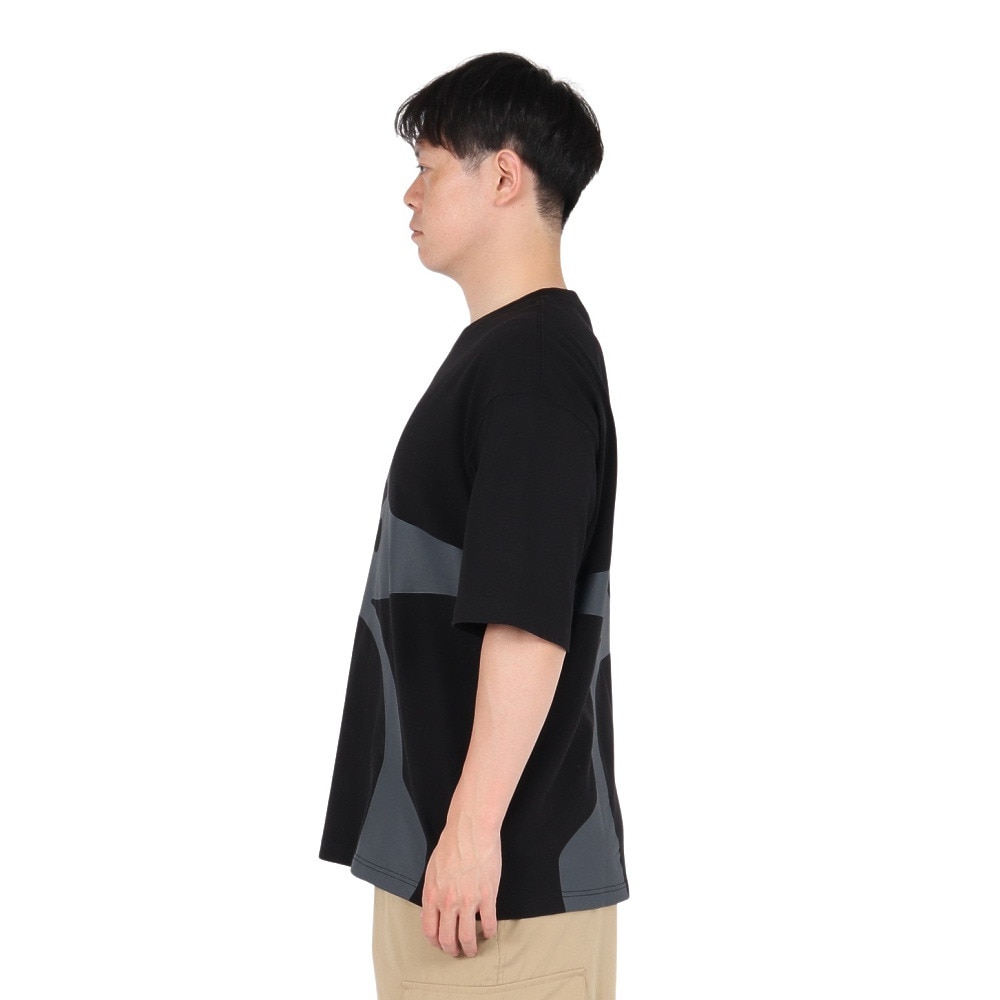 チャムス（CHUMS）（メンズ）半袖Tシャツ ビッグブービーTシャツ CH01-2526-K001 ブラック 綿100 オーバーサイズ
