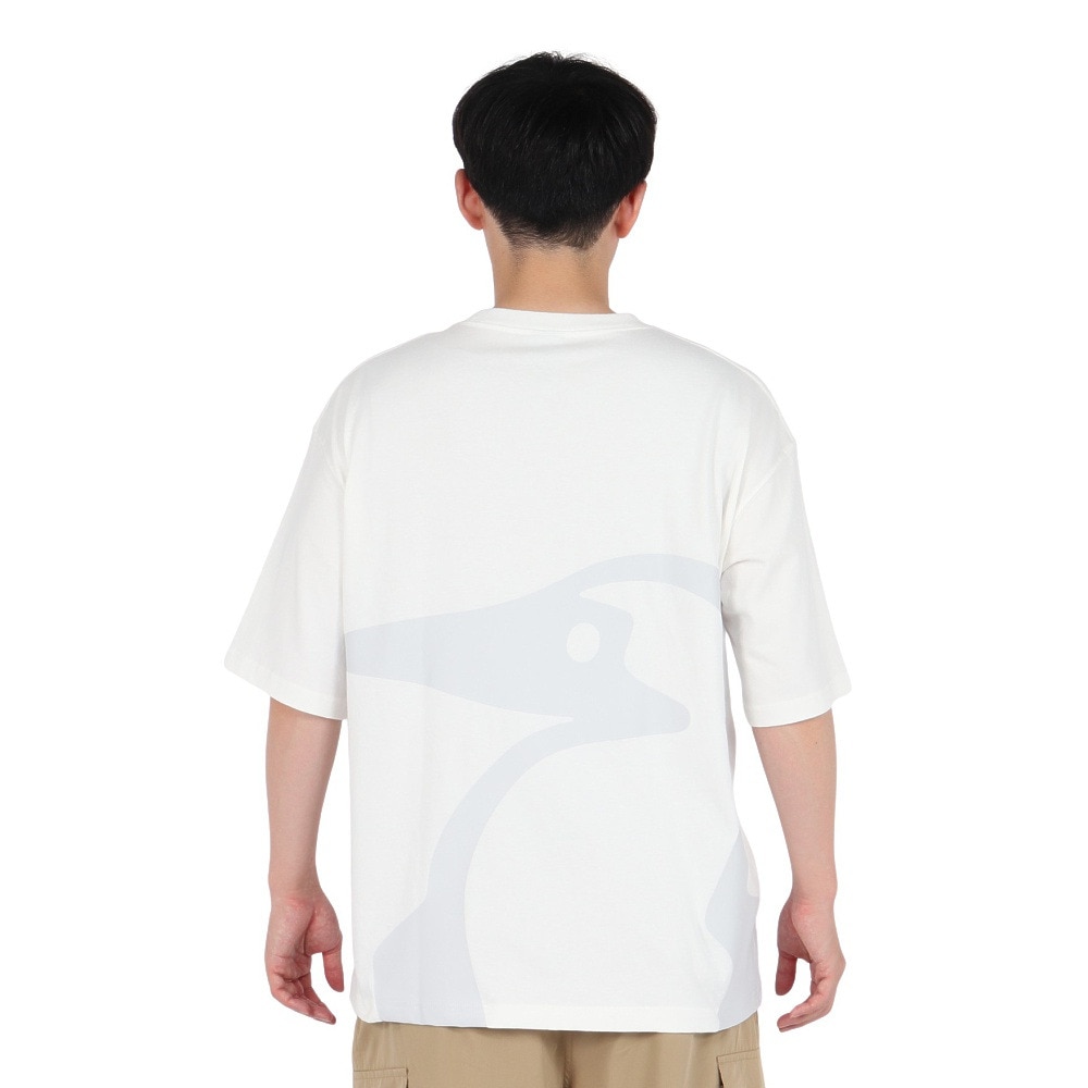 チャムス（CHUMS）（メンズ）半袖Tシャツ ビッグブービーTシャツ CH01-2526-W001 ホワイト 綿100 オーバーサイズ