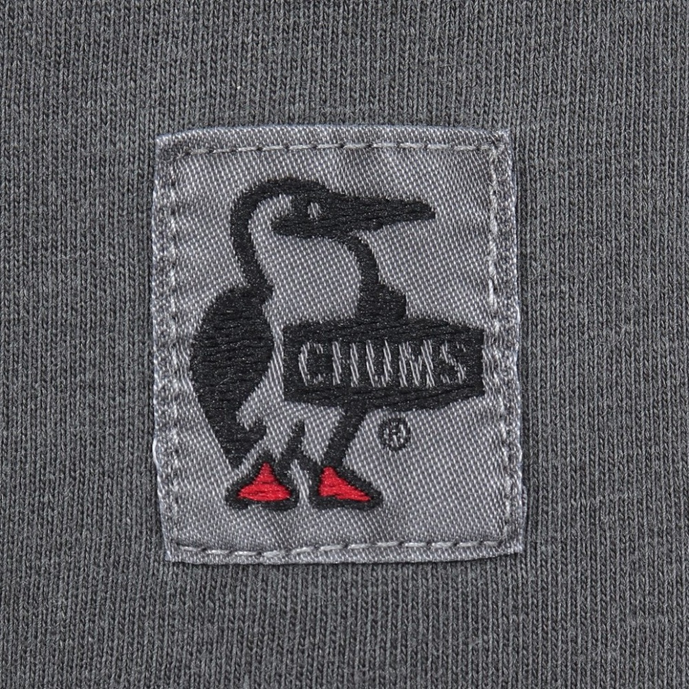 チャムス（CHUMS）（メンズ）半袖Tシャツ チャムススターハリケーンTシャツ CH01-2529-K001 ブラック 綿100 ピグメント加工