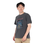 (メンズ)半袖Tシャツ チャムススターハリケーンTシャツ CH01-2529-K001 ブラック 綿100 ピグメント加工