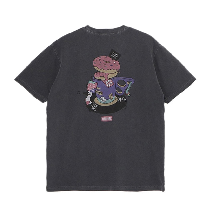 チャムス（CHUMS）（メンズ）チャムスレコード&ドーナツTシャツT CH01-2530-K001