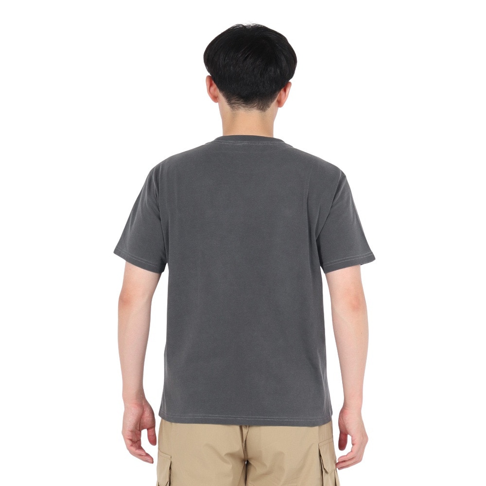 チャムス（CHUMS）（メンズ）半袖Tシャツ 70メタルバンドTシャツ CH01-2533-K001 ブラック 綿100 ヴィンテージ加工