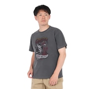 (メンズ)半袖Tシャツ 70メタルバンドTシャツ CH01-2533-K001 ブラック 綿100 ヴィンテージ加工