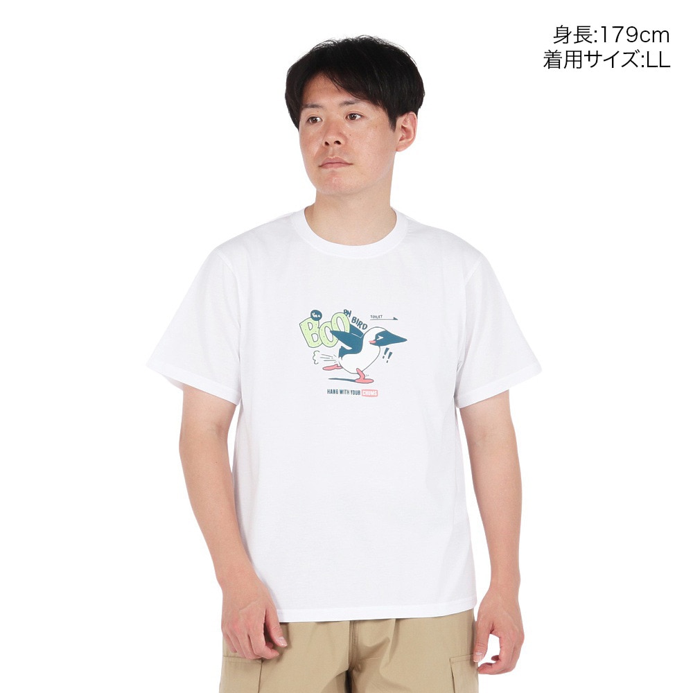 チャムス（CHUMS）（メンズ）ブービー ドライ半袖Tシャツ CH01-2535-W001 速乾