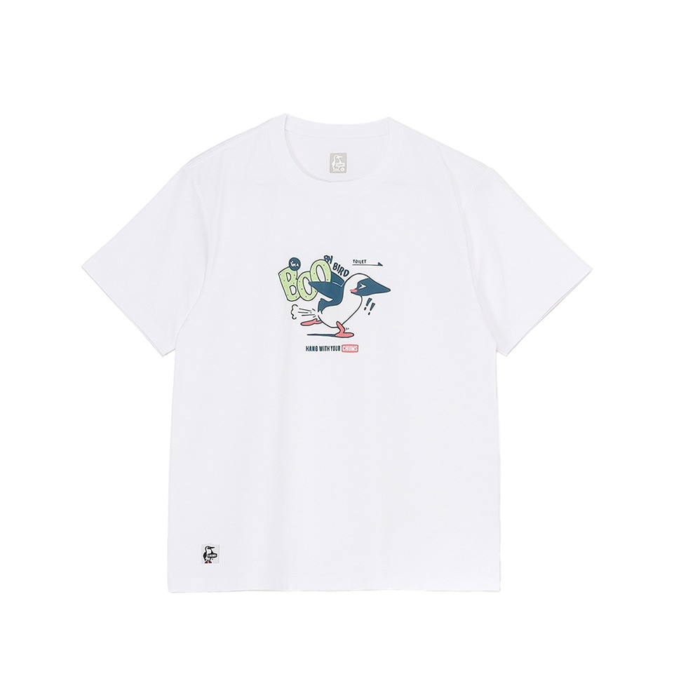 チャムス（CHUMS）（メンズ）ブービー ドライ半袖Tシャツ CH01-2535-W001