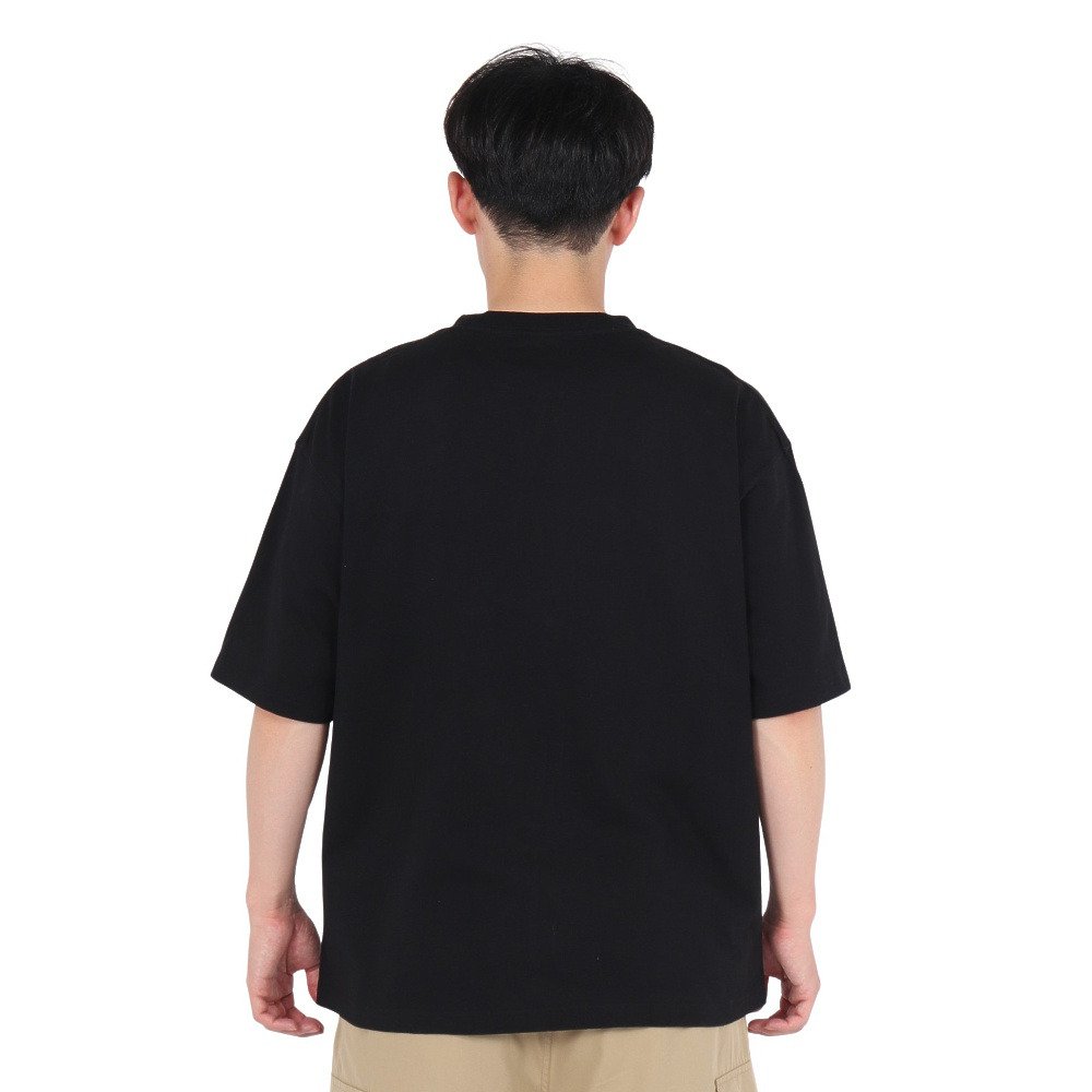 チャムス（CHUMS）（メンズ）半袖Tシャツ スペースブービーTシャツ CH01-2545-K001 ブラック 綿100 オーバーサイズ