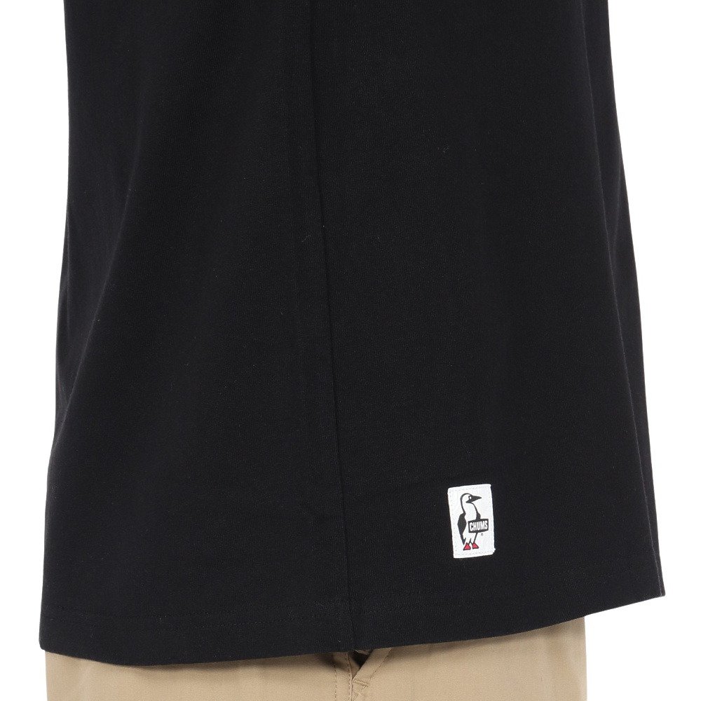 チャムス（CHUMS）（メンズ）半袖Tシャツ スペースブービーTシャツ CH01-2545-K001 ブラック 綿100 オーバーサイズ