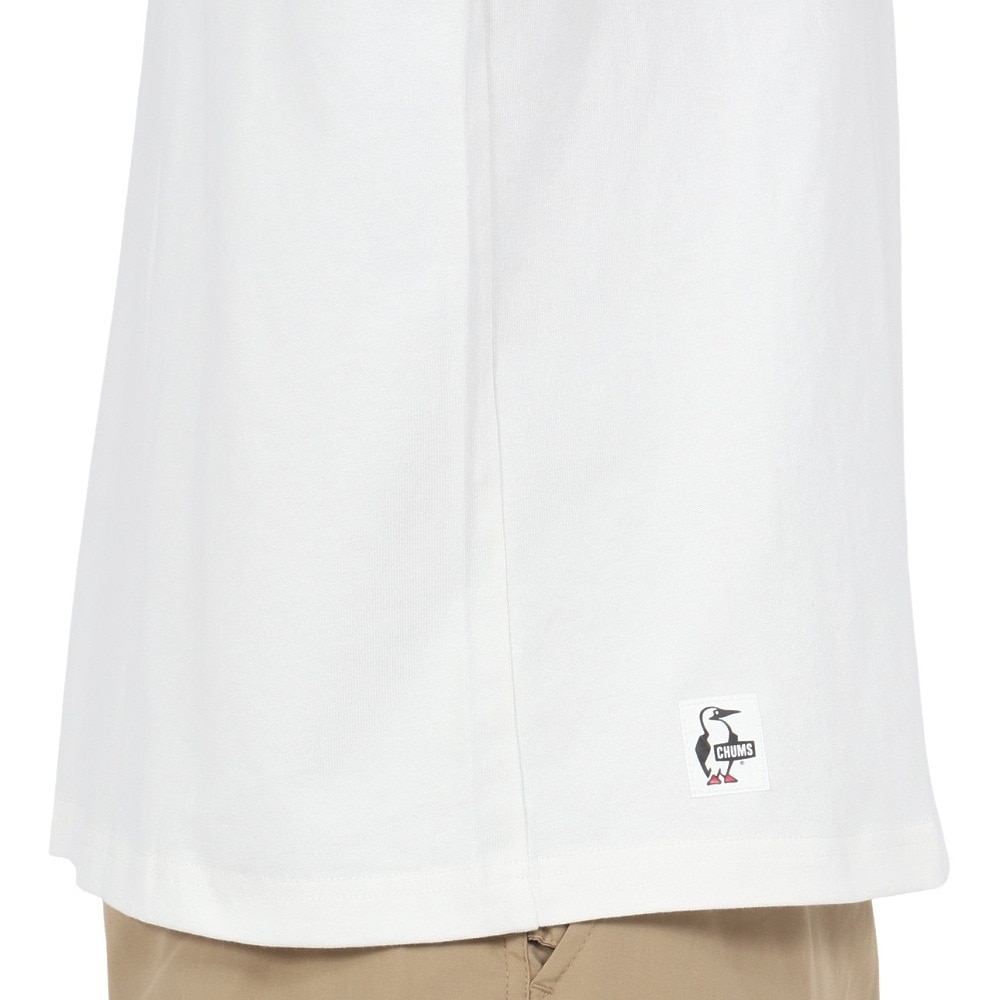 チャムス（CHUMS）（メンズ）半袖Tシャツ スペースブービーTシャツ CH01-2545-W001 ホワイト 綿100 オーバーサイズ