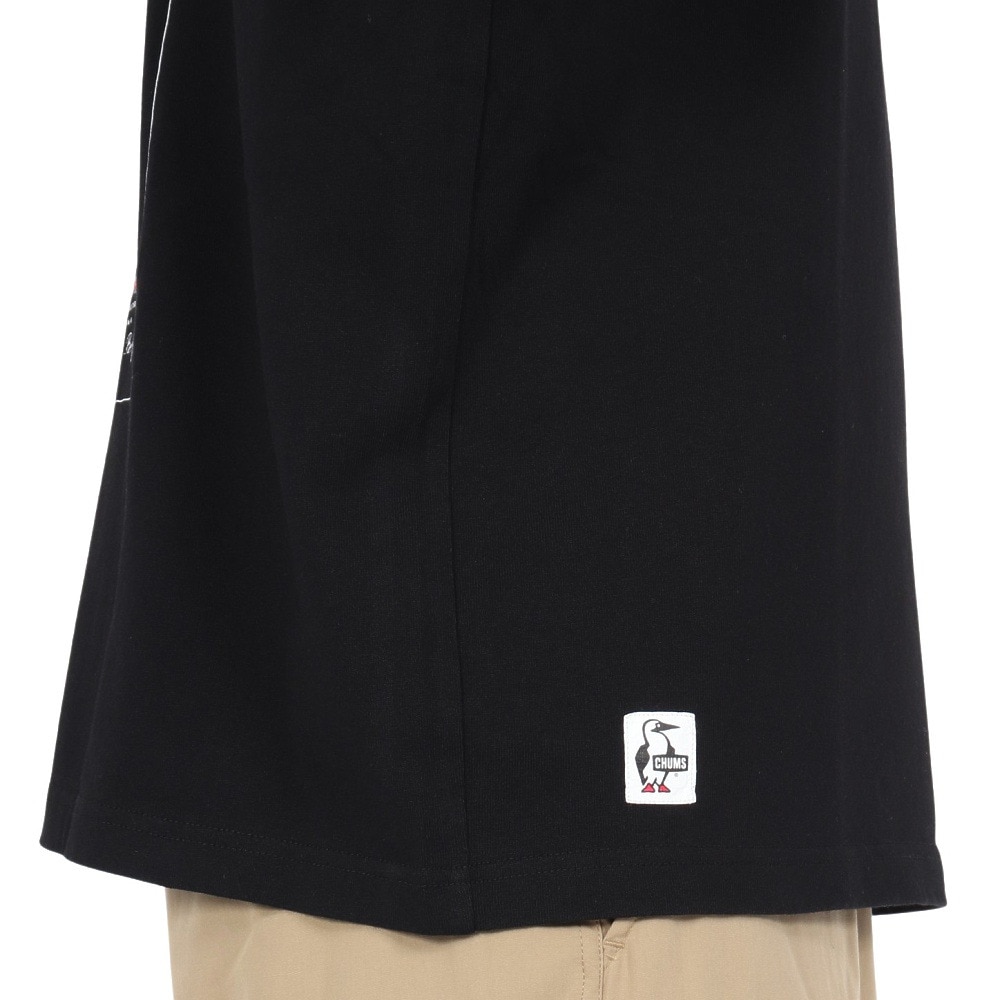 チャムス（CHUMS）（メンズ）半袖Tシャツ スペースブービースペーススーツTシャツ CH01-2546-K001 ブラック 綿100