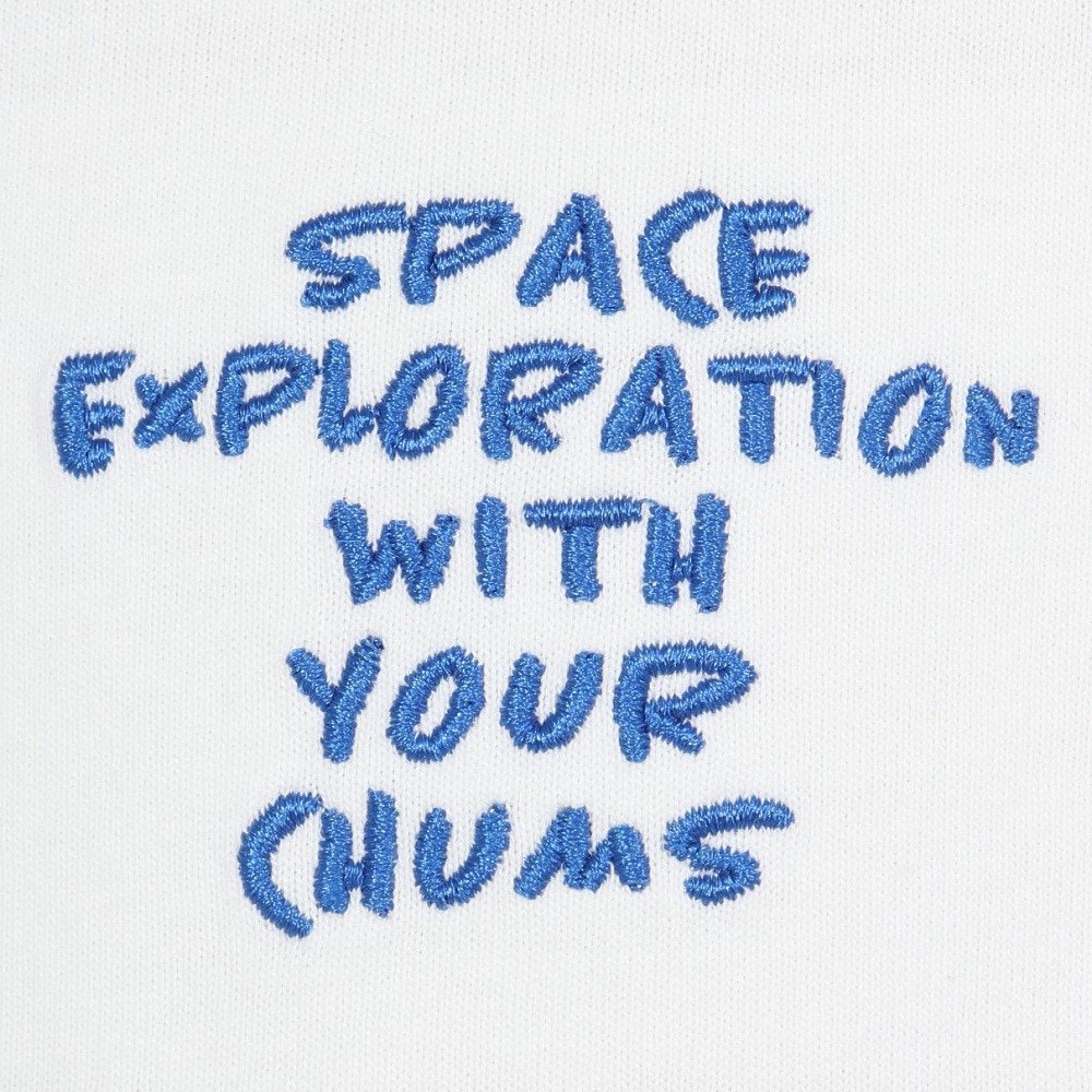 チャムス（CHUMS）（メンズ）袖Tシャツ スペースブービースペーススーツTシャツ CH01-2546-W001 ホワイト 綿100
