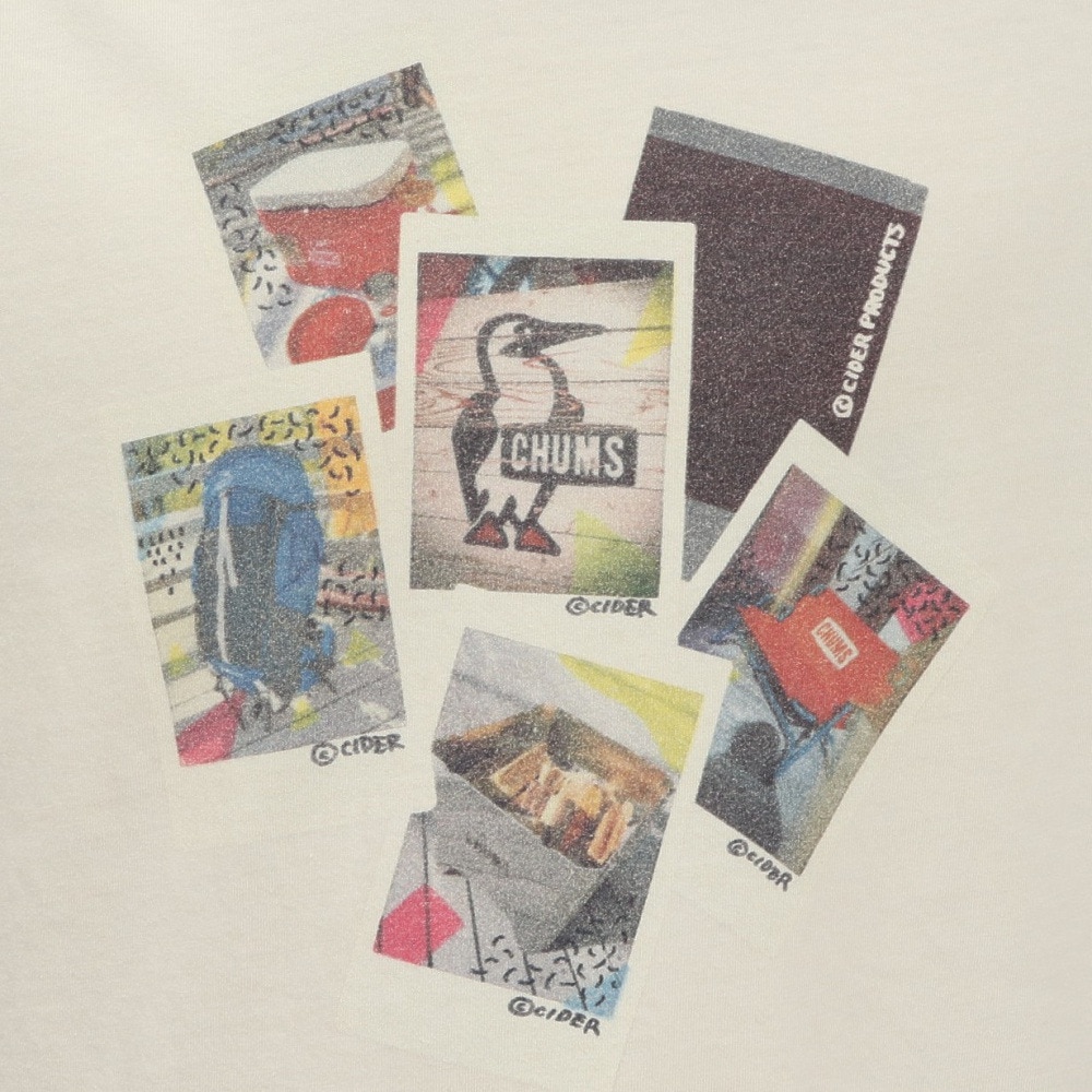 チャムス（CHUMS）（メンズ）かせきさいだぁ インスタントフォトTシャツ CH01-2556-W001