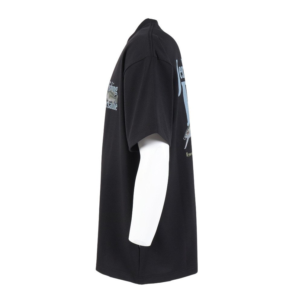 クリフメイヤー（KRIFF MAYER）（メンズ）DRY TOUCH 冷感 半袖Tシャツ 2545104:19:BLACK