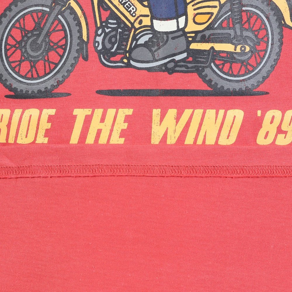 クリフメイヤー（KRIFF MAYER）（メンズ）クリフラビット 半袖Tシャツ 2546301:35:RED