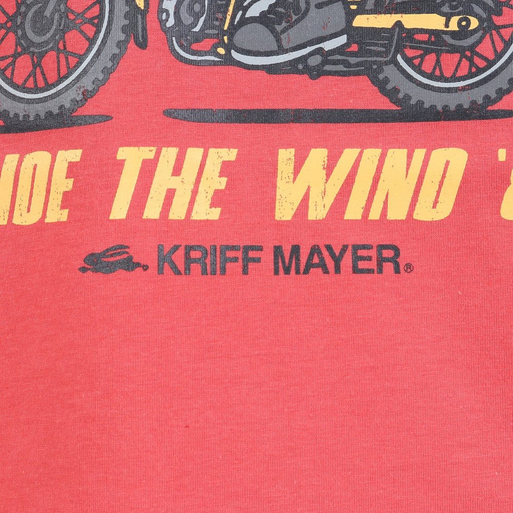 クリフメイヤー（KRIFF MAYER）（メンズ）クリフラビット 半袖Tシャツ 2546301:35:RED