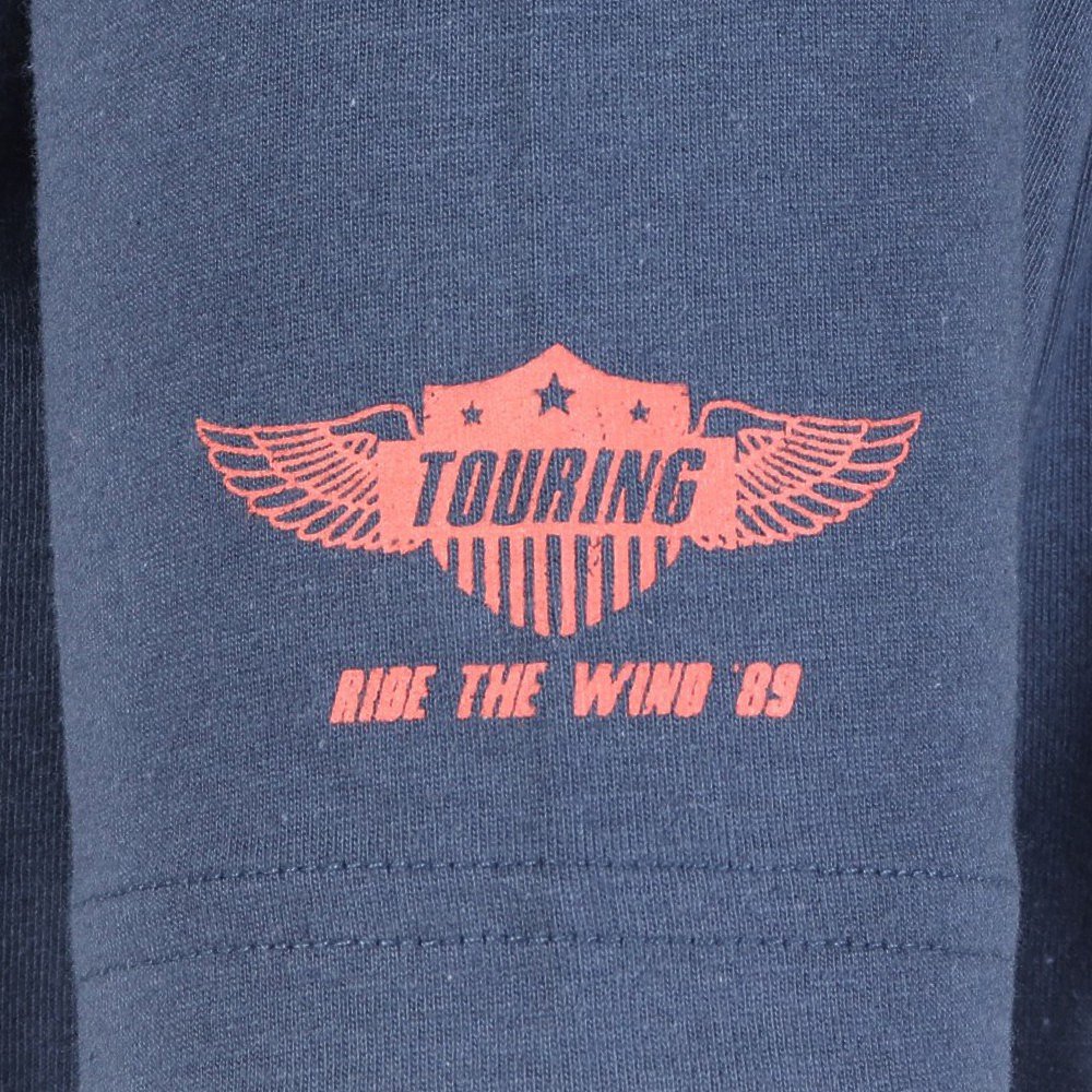 クリフメイヤー（KRIFF MAYER）（メンズ）クリフラビット 半袖Tシャツ ツーリング 2546301:79:NAVY