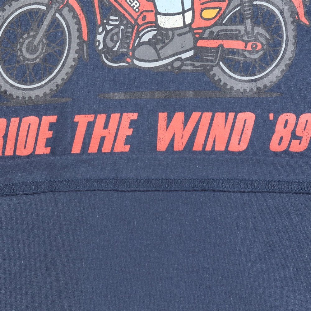 クリフメイヤー（KRIFF MAYER）（メンズ）クリフラビット 半袖Tシャツ ツーリング 2546301:79:NAVY
