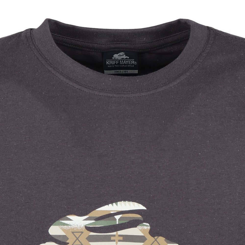 クリフメイヤー（KRIFF MAYER）（メンズ）フライングラビット半袖Tシャツ 2546302:1650:BLACK2