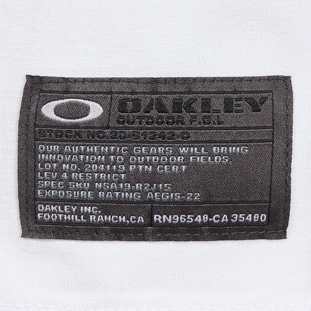 オークリー（OAKLEY）（メンズ）半袖 Tシャツ FGL SCRATCH Tee 6.0 FOA408796-100 速乾 UVカット