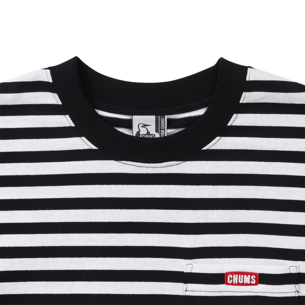 チャムス（CHUMS）（メンズ）半袖 Tシャツ LB ロゴ ポケット Glow CH01-2829-W049
