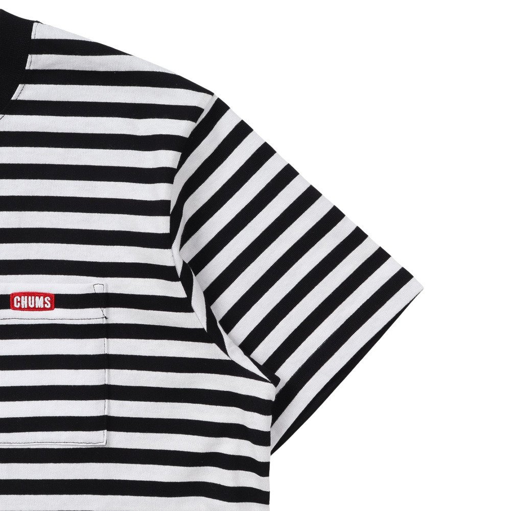 チャムス（CHUMS）（メンズ）半袖 Tシャツ LB ロゴ ポケット Glow CH01-2829-W049
