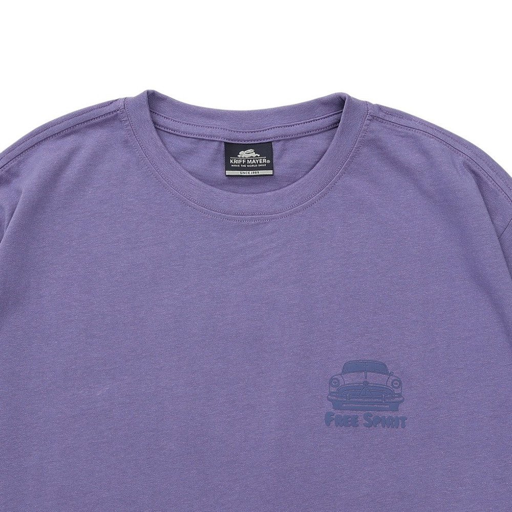 クリフメイヤー（KRIFF MAYER）（メンズ）FREE SPIRIT 半袖Tシャツ 2556305:89:PURPLE