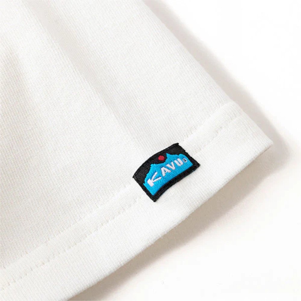 KAVU（KAVU）（メンズ）サークルロゴ Tシャツ ホワイト 19821827 WHT