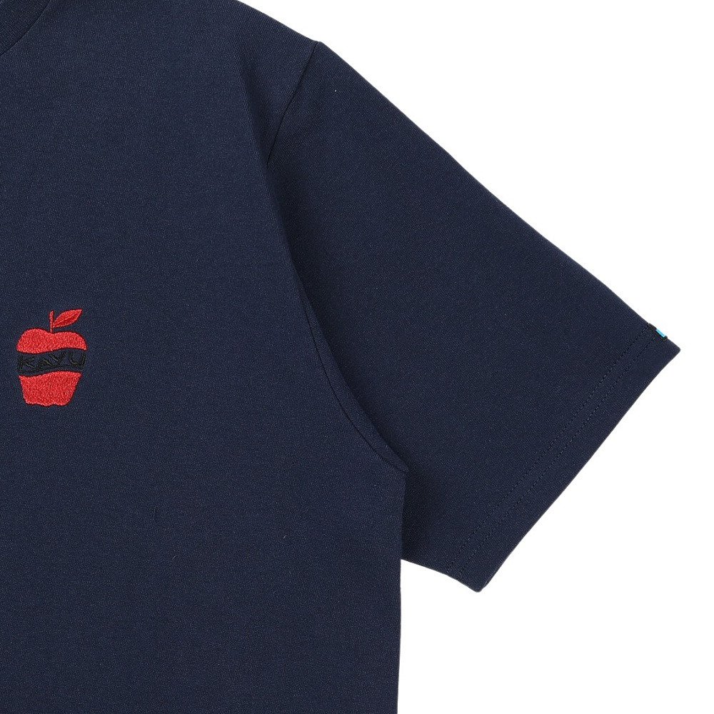KAVU（KAVU）（メンズ）ワンポイント アップル Tシャツ 19822425NVY