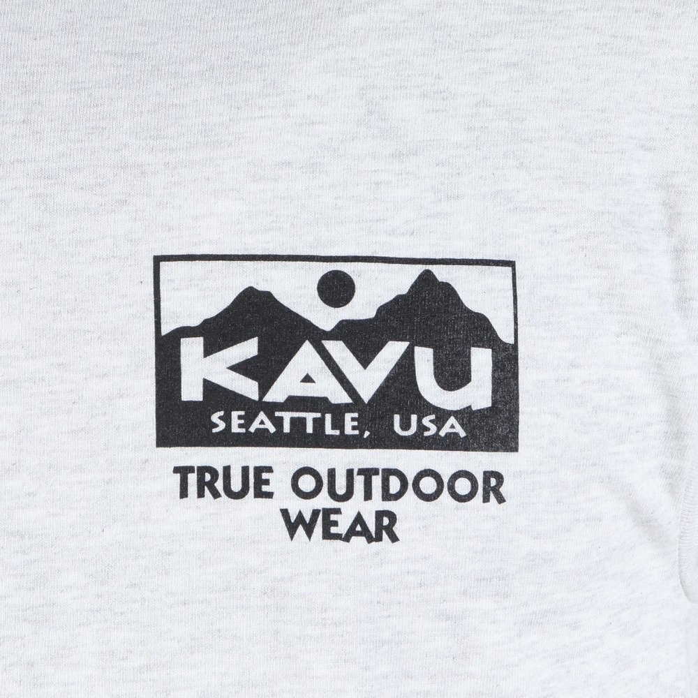 KAVU（KAVU）（メンズ）トゥルーロゴ 半袖Tシャツ 19822465Ash