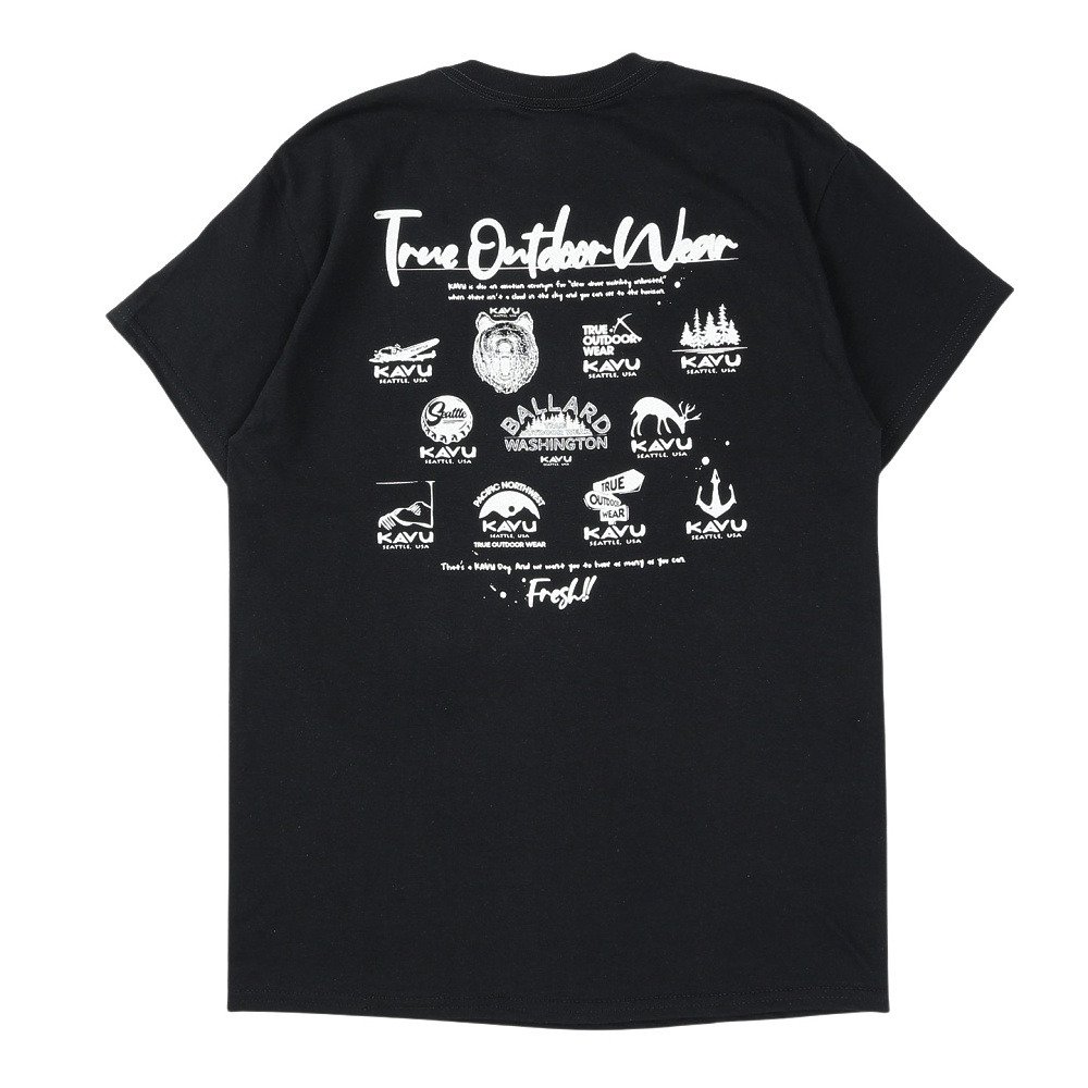 KAVU（KAVU）（メンズ）イベントTシャツ 19822470BLK