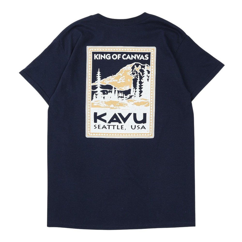 KAVU（KAVU）（メンズ）スタンプ 2CTシャツ 19822474NVY