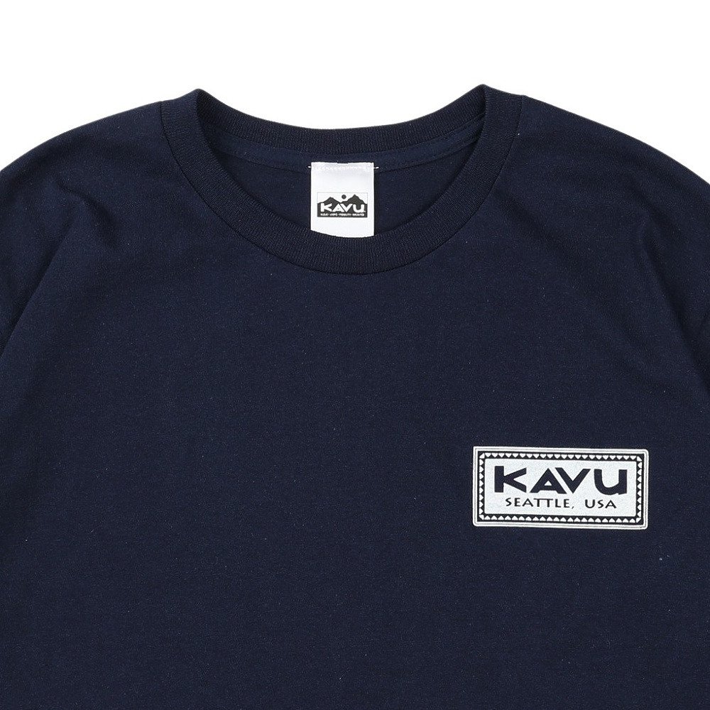 KAVU（KAVU）（メンズ）スタンプ 2CTシャツ 19822474NVY