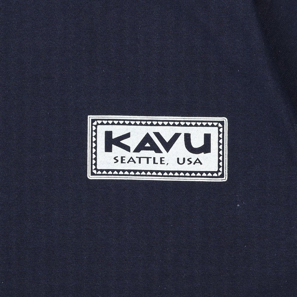 KAVU（KAVU）（メンズ）スタンプ 2CTシャツ 19822474NVY