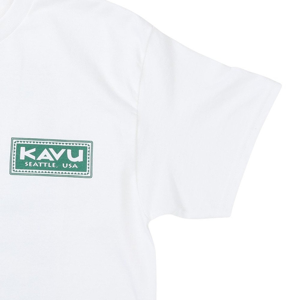 KAVU（KAVU）（メンズ）スタンプ 2CTシャツ 19822474WHT