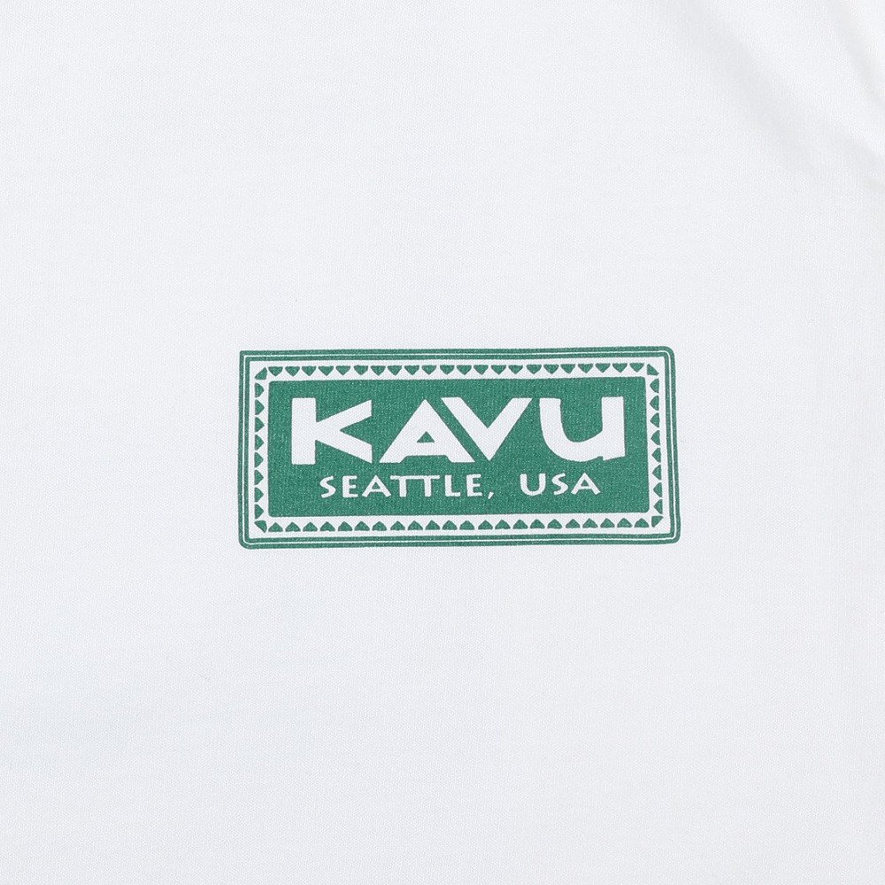 KAVU（KAVU）（メンズ）スタンプ 2CTシャツ 19822474WHT | アウトドア