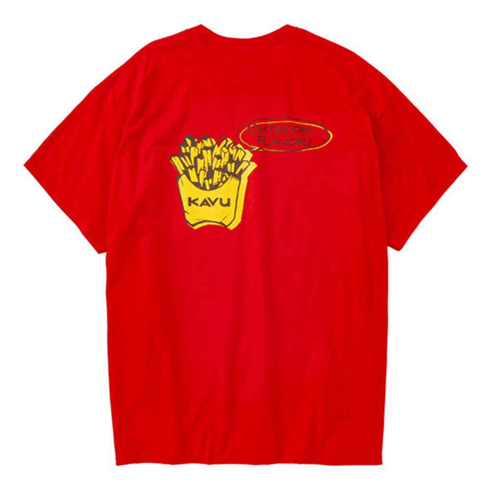 KAVU（KAVU）（メンズ）半袖 Tシャツ ポテト 19822479Red