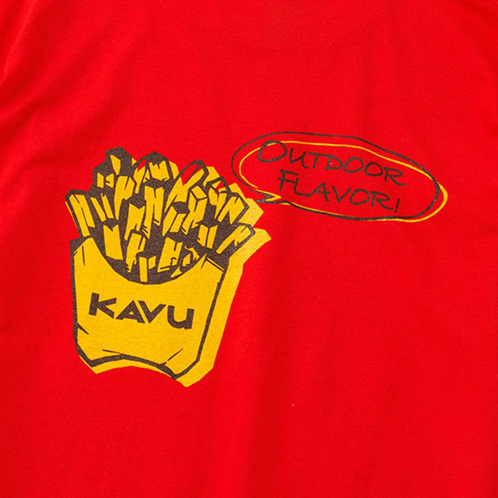 KAVU（KAVU）（メンズ）半袖 Tシャツ ポテト 19822479Red