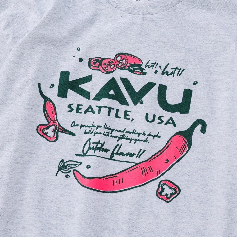 KAVU（KAVU）（メンズ）チリペッパー 半袖Tシャツ 19822480 Ash