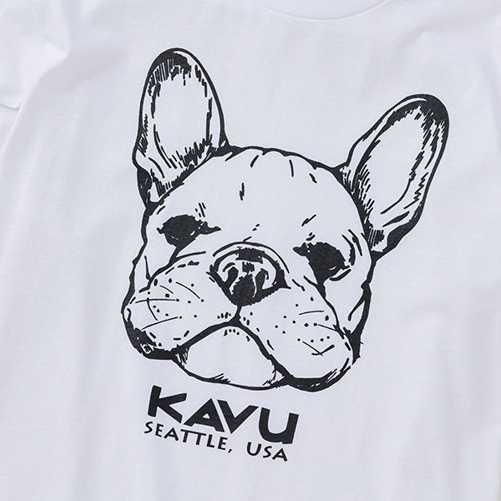 KAVU（KAVU）（メンズ）22 ドッグ Tシャツ 19822484WHT