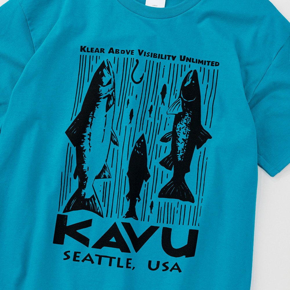 KAVU（KAVU）（メンズ）26Sサーモン Tシャツ 19822490 Jade
