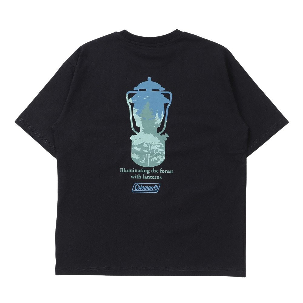 ジャック・オ・蘭たん　Tシャツ　L ブラック コールマン（Coleman）（メンズ）フォレストランタンTシャツ X5636A